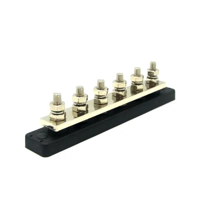 New 6 Way 300A M8 Terminal Studs Heavy-Duty Bus Bar Box for Power Distribution