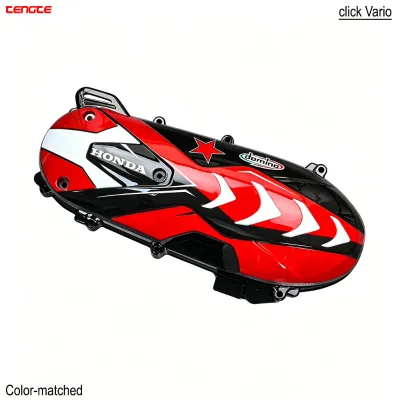 Two Color Racing CVT Gear Box Cover Decorative Protector Shell Scooter Modified Accessories Fit for Honda CLICK150 VARIO150
