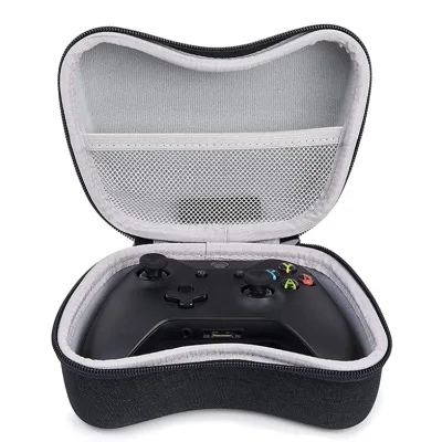 Custom Hard Travel EVA Shell Waterproof Shockproof Gamepad Case Storage Bag for PlayStation 5 & PS4 Controller Pouch