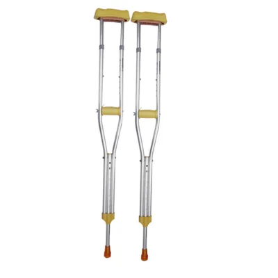 Medical Rehabilitation Elderly Care Adjustable Lightweight Retractable Axillary Crutches Underarm Crutches