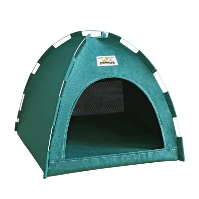 Tiny Dog in a Tent Dog Tent for Camping Collapsible Eco-friendly All Seasons Small Breeds Pet Sun Shelter Solid Pattern