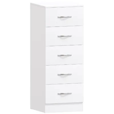 Manufactured Wood Solid Wood Mix Finished Back Flat Packed Chest Drawers for Residential Non Residential Use