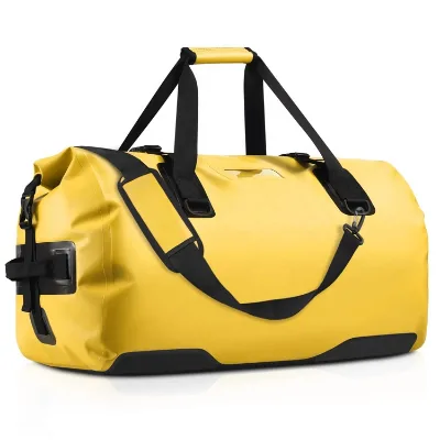 Extra Large Waterproof Duffle Dry Heavy Duty Bag with Durable Straps & Handles for Kayaking Paddleboarding Boating Rafting