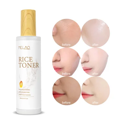 Women Anti Aging Face Toner Brightening Rice Milk Toner Dry Skin Moisturizing Glowing Rice Toner Private Label