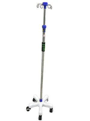 Hospital Mobile IV Stand IV Pole Intravenous Infusion Stand