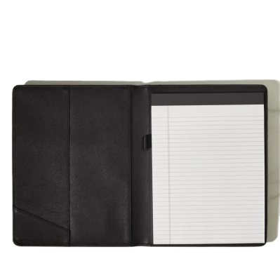 Personalized Leather Portfolio Custom Design Portfolio Folder Office Business Gift A4 Vegane Leather Padfolio Contract Folder