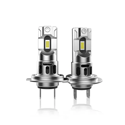 Hot Selling H7 Mini Plug in Bulb 360 Degree Rotation Built in Fan Canbus H4 H11 9005  H1 H7 880 9012 Car Headlight Plug and Play