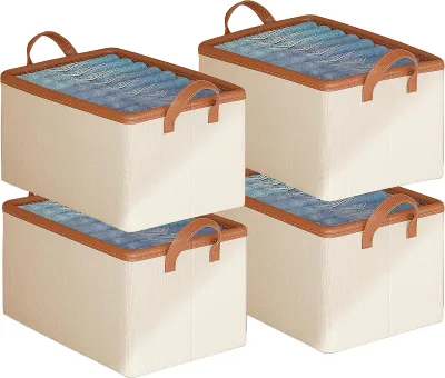 Wholesale Household Clothes Organizer Washable Wardrobe Drawer Organizer for Clothes Jeans Closet Storage Box Bulk Order