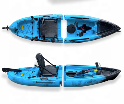 Folding Kayak Light Weight No Inflatable Canoe With Pedal Drive
