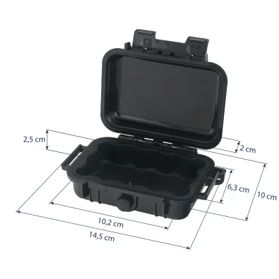 Custom logo Small Size ABC Hard Box Plastic Waterproof Case