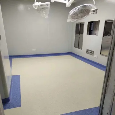 High Quality 2mm Medical Opetation Homogenous Pvc Vinyl Flooring Floor Carpet for Hospital