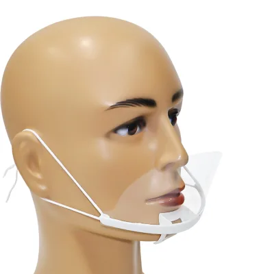 High Quality Transparent Anti-Splash Mask for Food Service Restaurant Hygiene Daily Use