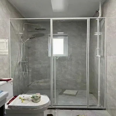 Hot Selling Shower Cubicle with Corner or Sided Shower Aluminum Alloy 6063-T5 Powder Coated Modern Design