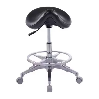 Dental Office/Salon/Spa Chair USE PU Leather Aluminium Alloy Base Colorful Saddle Stool Dental Stool Chair