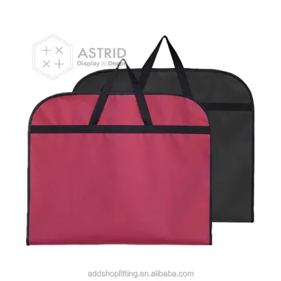 Astrid 60x100CM Red Oxford Fabric Foldable Windproof Durable Custom Logo Clothing Suit Bags for Men Women