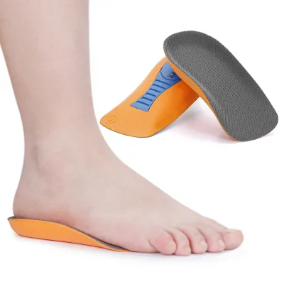Deep U-shaped Heel Pad Supports Arch & Foot Bones Maintains Vertical Stability Reduces Shock During Exercise Insoles