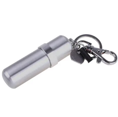 Fuel Canister Kerosene Lighter Oil Can Metal Carry-on Portable Small Oil Canister Mini Alcohol Bottle Keychain Multi-purpose