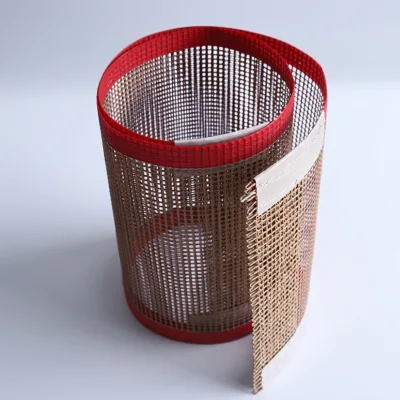 Xurui Fiberglass Square Hole Mesh Conveyor Belt Heat Resistant Breathable Waterproof Abrasion Resistant Tunnel Oven Drying
