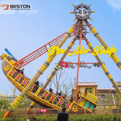 Outdoor Park 36 Seats Pirate Ship Ride Entertainment Equipment