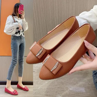 New Korean Style Spring Graceful and Fashionable Exquisite Versatile High-Grade Elegant Comfort Casual Pumps Women