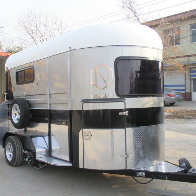 Horse Trailer of 2 Horse Straight Load Deluxe Type