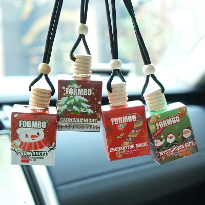 Christmas Holiday Gift Long-Lasting Eco-Friendly Aromatherapy Car Perfume Liquid