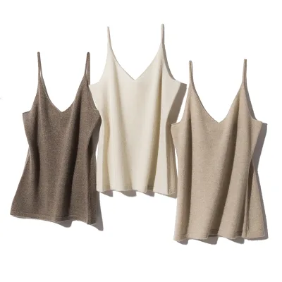 Cashmere Tank Top Women's Crop Tank Top