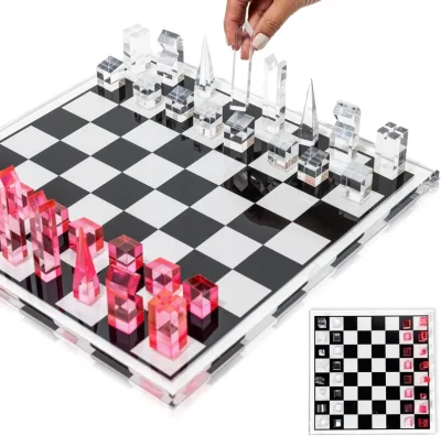 Factory-customized Acrylic Chess Sets Are Used for Decoration and Play