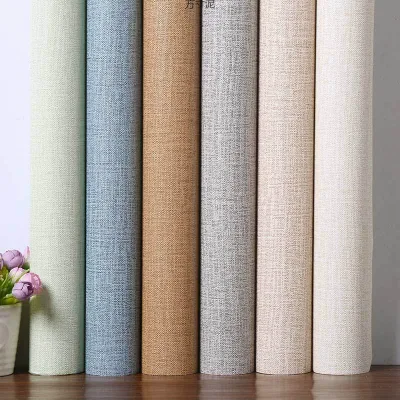 Warm Fabric Design Wallpaper B1 Grade Fireproof Wall Covering for Five-Star Hotel Kids Room