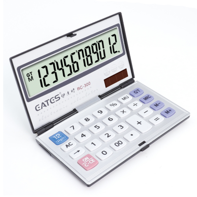 12 Digit Promotion Calculator/Aluminium Calculator/OEM Calculator Foldable Model