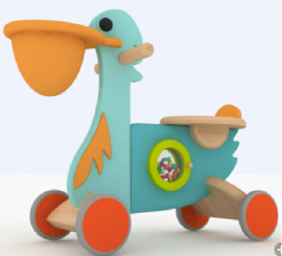 Educational toys kids Wooden Toys For Kids Animal Shape ride on car Wood Toys car
