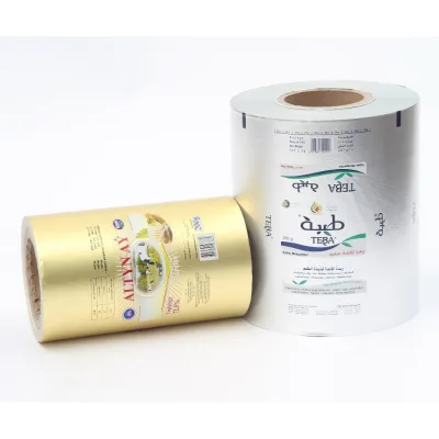 Greaseproof PE Food Wrapping Paper Single Side Aluminum Foil Coated Roll for Margarine Butter Packaging Liquid & Medicine Use
