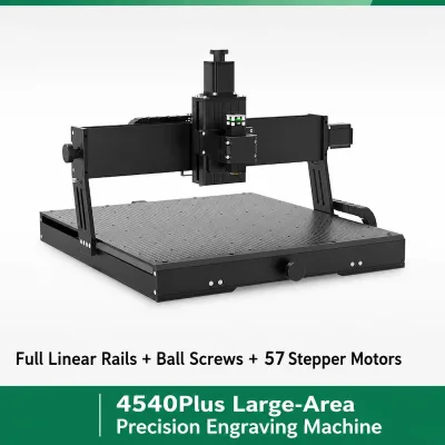 TEBAK 4540 PLUS CNC Router Machine 500W 3 Axis Engraving Milling Machine for Wood Metal Acrylic Engraver