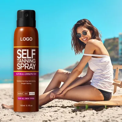 Outdoor Body Tanning Spray Aloe Vera Honey Fragrance Vitamin C E Cruelty-Free Non-Greasy Beach Swimming Hyaluronic Acid All Skin