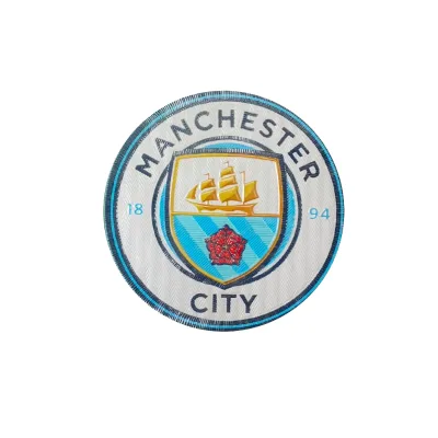 Hot Sale Soccer Club Logo 3D Embroidery Patch Iron-On Sports Football Team Patches Jersey Caps Eco-Friendly TPU Fabric Sequins