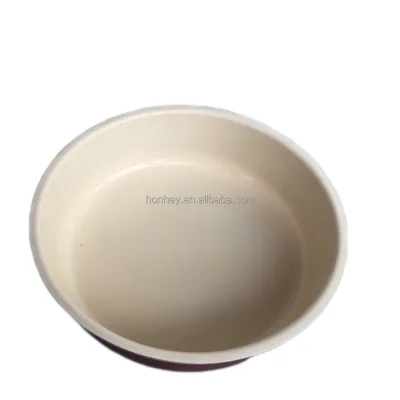 Multi-Factional Pressed Aluminum Ceramic Coating Useful Round Grill Pan Baking Pan Chicken Toast Cake Pan