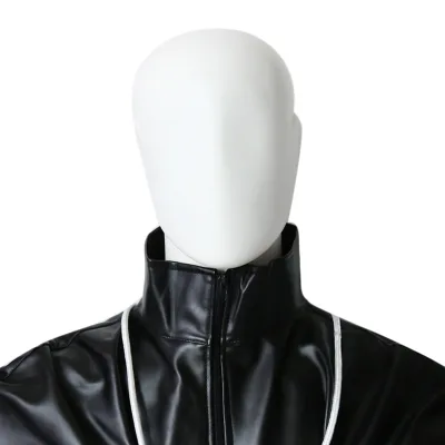 Full Body Wrap Bondage Bag Leather Bodysuit Straitjacket With Head Hood Fetish Adult Female Sex Slave Toys