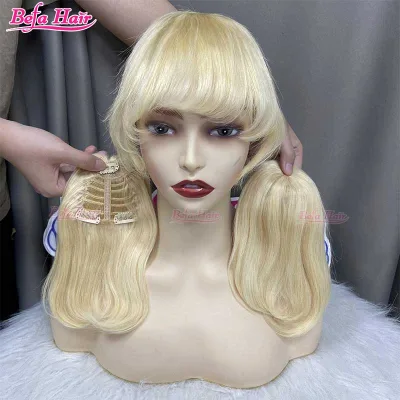 Hair Bangs 613 Human Hair Extensions Clip in Bangs
