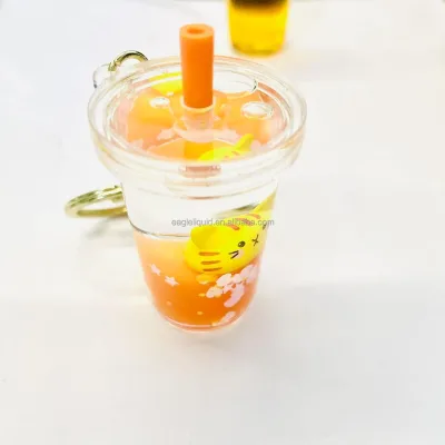 Manufacturer Custom Anime Acrylic Shaker Charms Customized Printed Moving Keychains