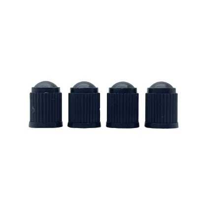New Black Universal Plastic Tire Valve Stems Caps