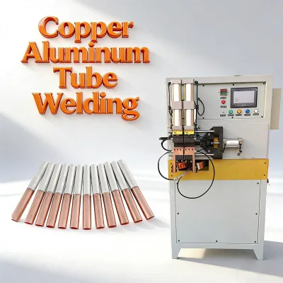 Copper and Aluminum Tube Pipe Resistance Welding Machine for Refrigerator Condenser Evaporator