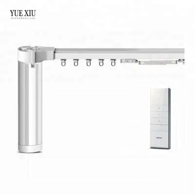 Remote Control Motorized Curtain System Electric Roman Blinds Mechanism