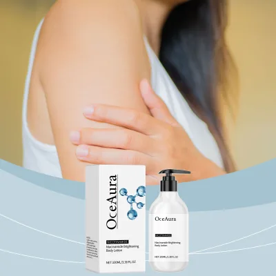 Private Label OEM Custom Moisturizing Whitening Soothing Brightening Smoothing Skin Niacinamide Body Lotion