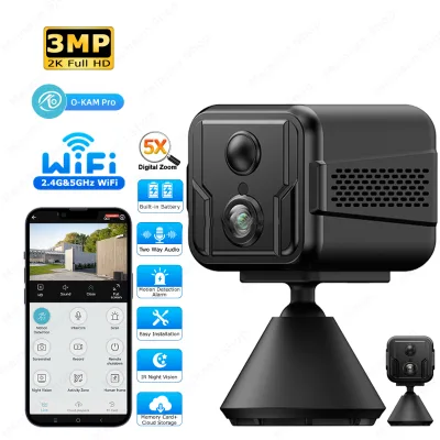 2800mAh Mini WiFi Low Power Camera 1080P 940nm No Glow Night Vision PIR Human Detection Wireless Security Camera