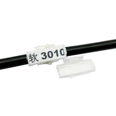 PE3010 Wire and Cable Marking Nameplate Waterproof Transparent Wire and Cable Marking Box
