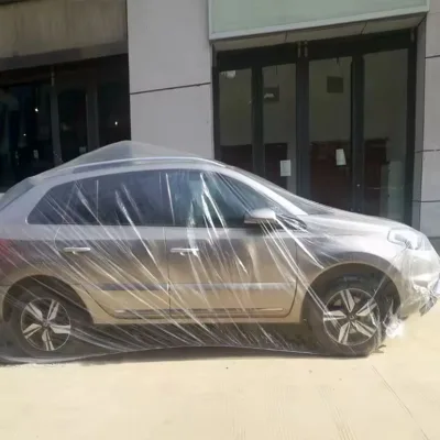 Wholesale Manufacturer Auto Repair clear Plastic Universal PE protection Disposable Car Covers Interior Accessories Car Covers