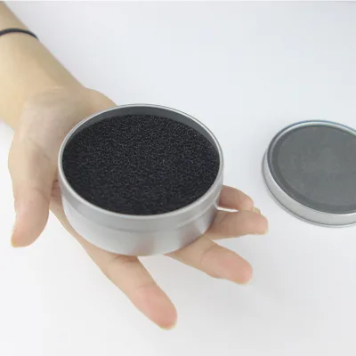 Custom Label Sticker Silver Solid Makeup Brush Cleaner Dryer Dry Cleaning Sponge Tools Fast Reroting OEM Brand CL-BC02 Model