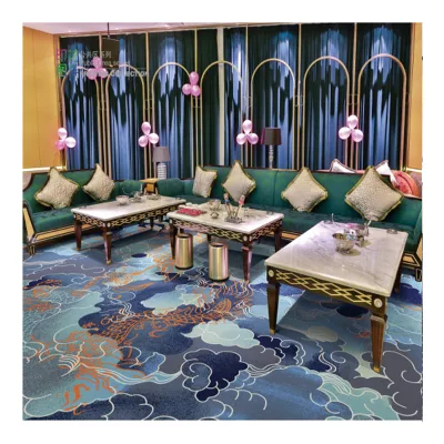 Kaili Gorgeous Luxury Waterproof Fireproof 100% Nylon Printed Carpet for Commercial Hotel Cinema Casino Business