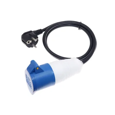 CEE Socket to Schuko Plug EV Charger Connector Adapter for Electric Vehicle Car Charger Station