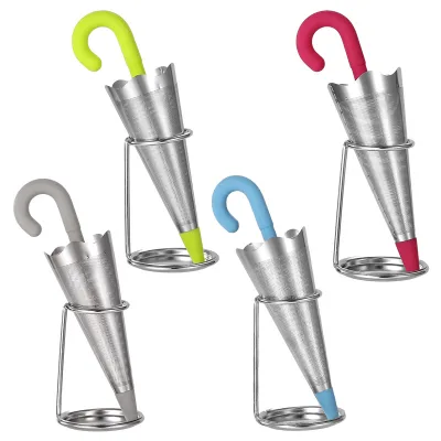 Umbrella Style 304 Stainless Steel Tea Steeper Infuser with Holder